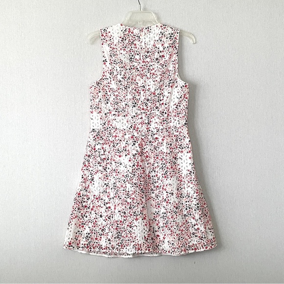 Michael Kors Floral Eyelet Cotton Shift Dress - Picture 4 of 8